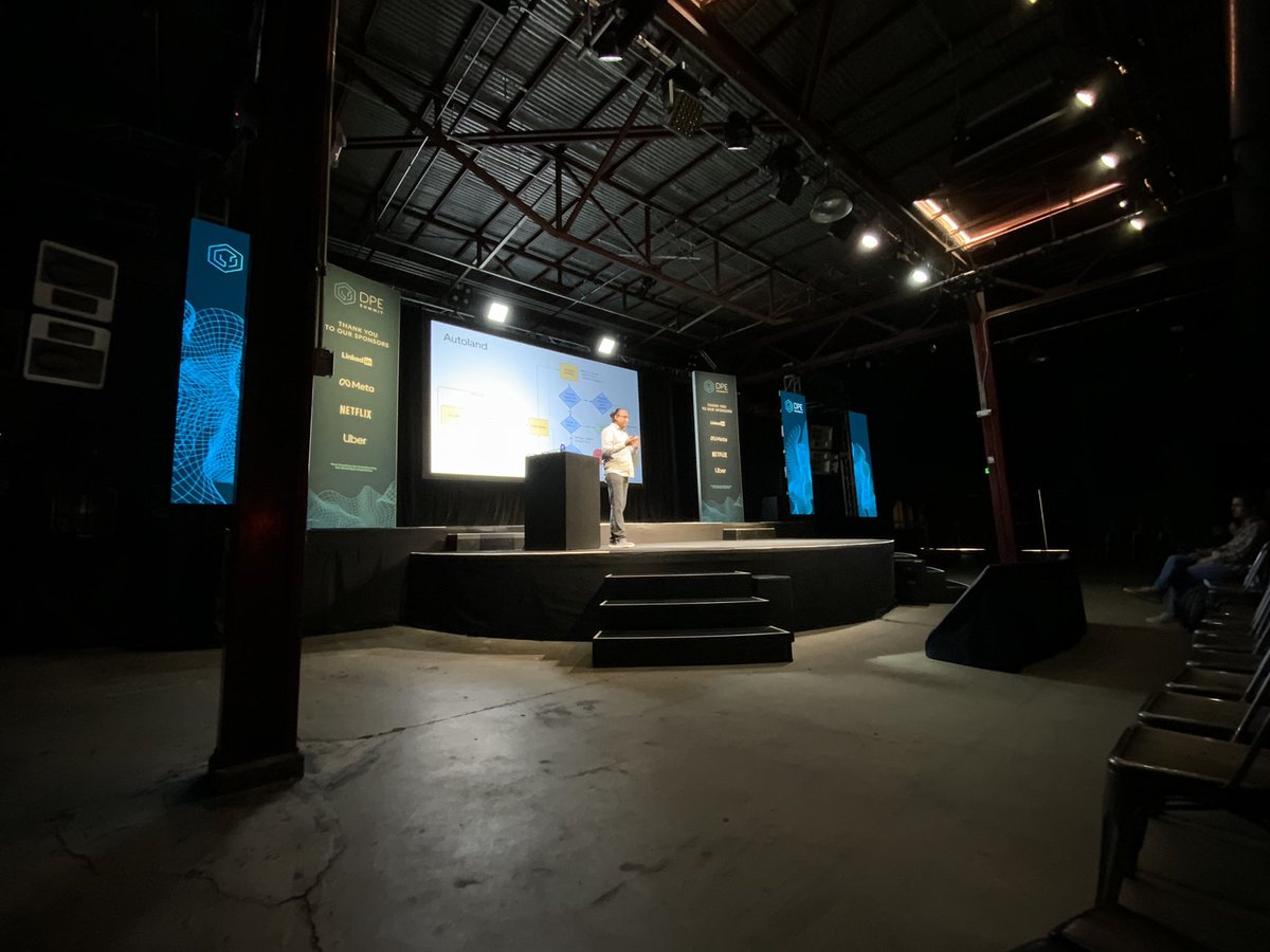 PhilipWhan's tweet photo. Really interesting insights from this week at the DPE Summit in San Francisco such as the current talk from Uber on Fast not Furious Developer Experience.
@Liberty_IT #dpesummit https://t.co/6x09cXjxDm