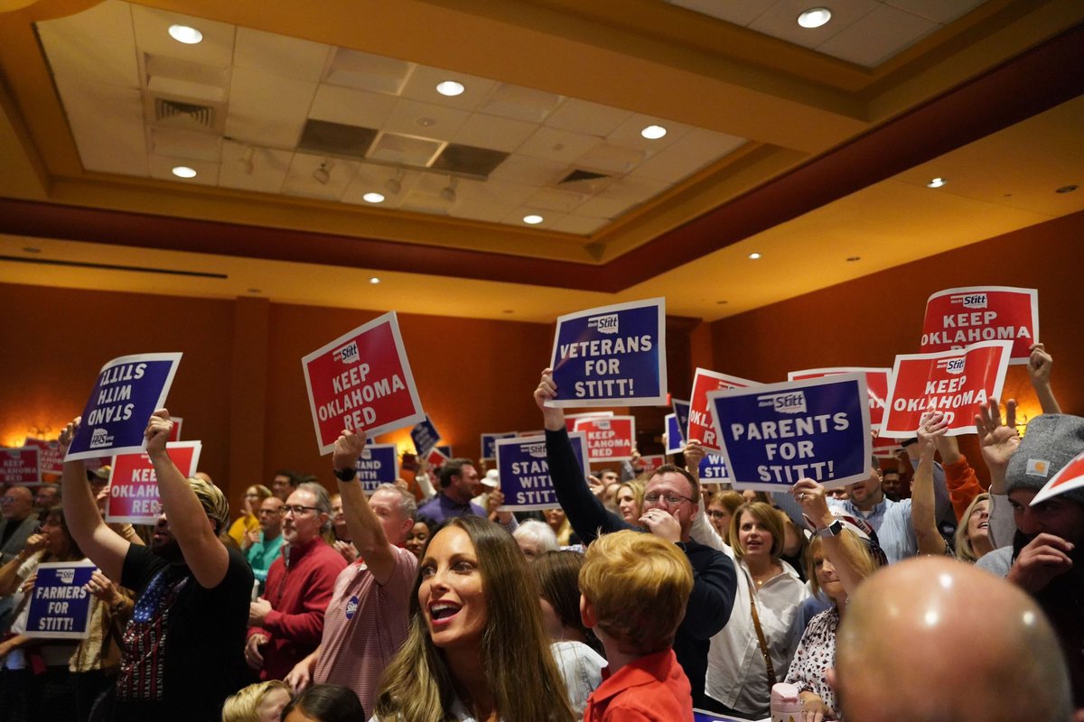 What an incredible night at our Tulsa Red Wave Rally. Oklahoma— there is nothing we can’t achieve when we are all in this together. #OklahomaTurnaround