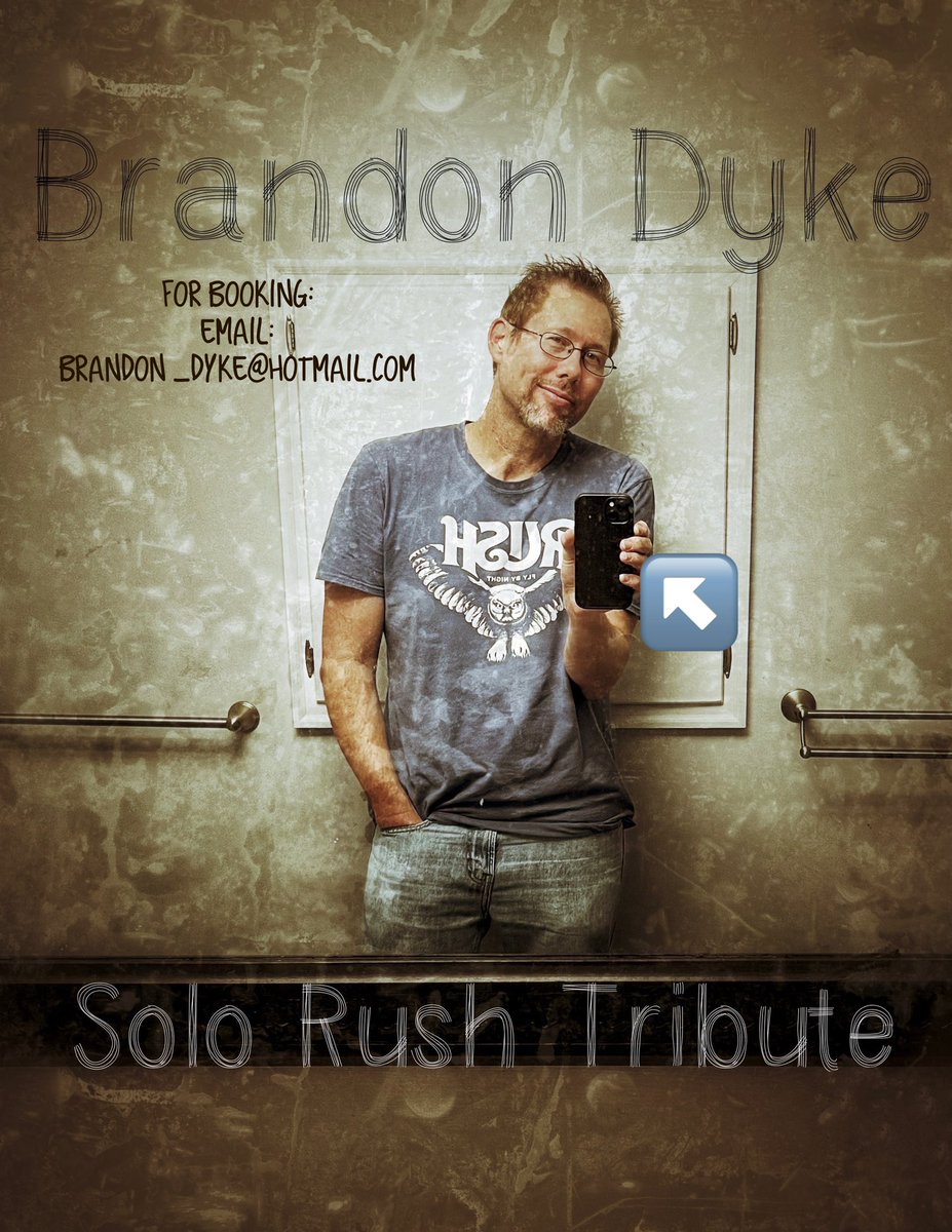 BrandonDykeband's tweet photo. Booking solo @rushtheband tribute shows! Email me if you are interested. I’ll be playing a few original rock songs too. #houseconcerts #venues #livemusic #rushfans #brandondyke #rushcovers #rushtribute #soloperformance #IndependentArtist
#rushtheband #northamericatour https://t.co/qPsdZKQYgz
