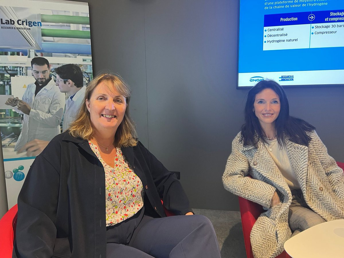 AliceVachet's tweet photo. #H2Factory Interview de Valerie RUIZ DOMINGO - @ENGIEgroup Hydrogen Vice President ! 
RDV le 08/11 😉 @ENGIELabCRIGEN https://t.co/uJo8QE3Rr7