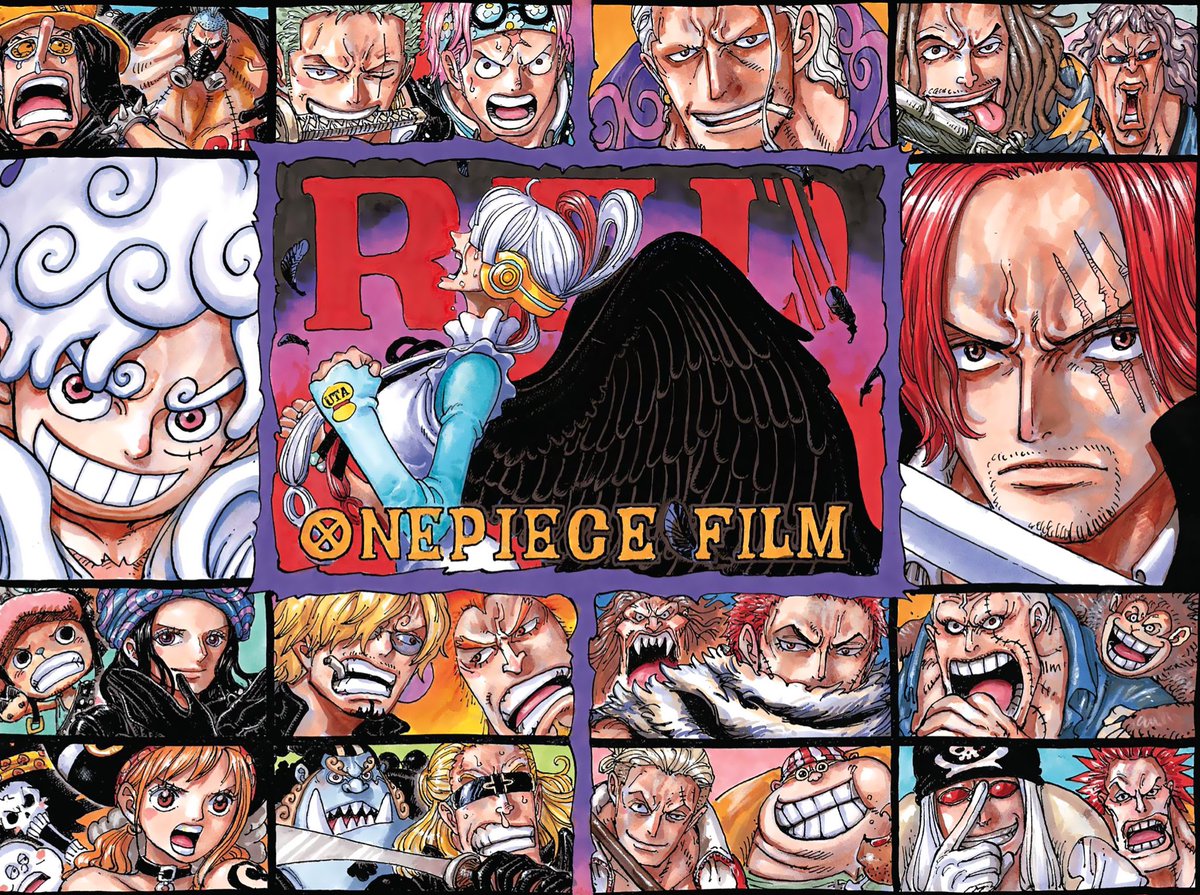 ⚡️ Soulstorm ⚡️ on X: #ONEPIECE1065 One Piece Chapter 1065 Color Spread  for Film RED  / X