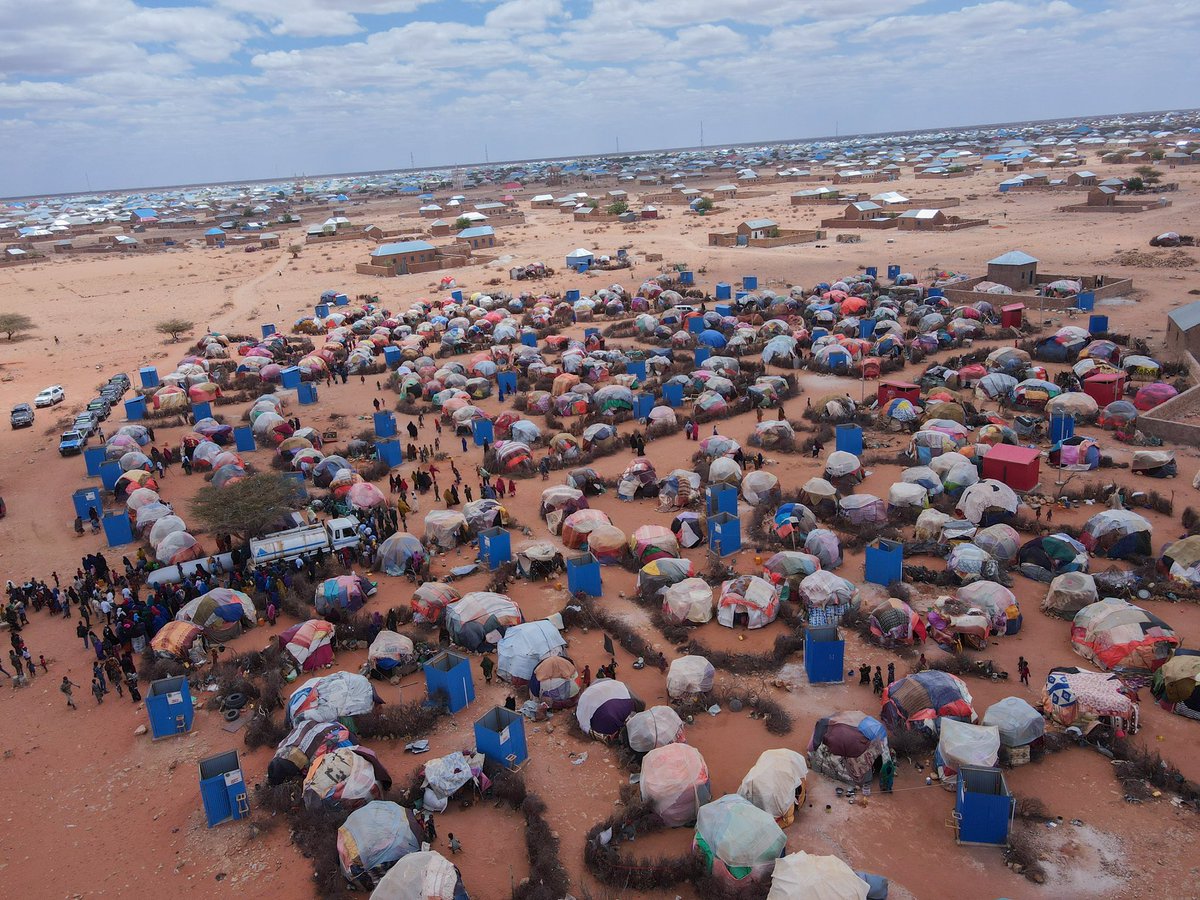 ergayga's tweet photo. Drought displacement has increased threefold since the start of the year, with the total number of displaced people surpassing 1.1 million. People continue to leave their communities in search of food, water, pasture and basic services. https://t.co/3IrMtDSC2B