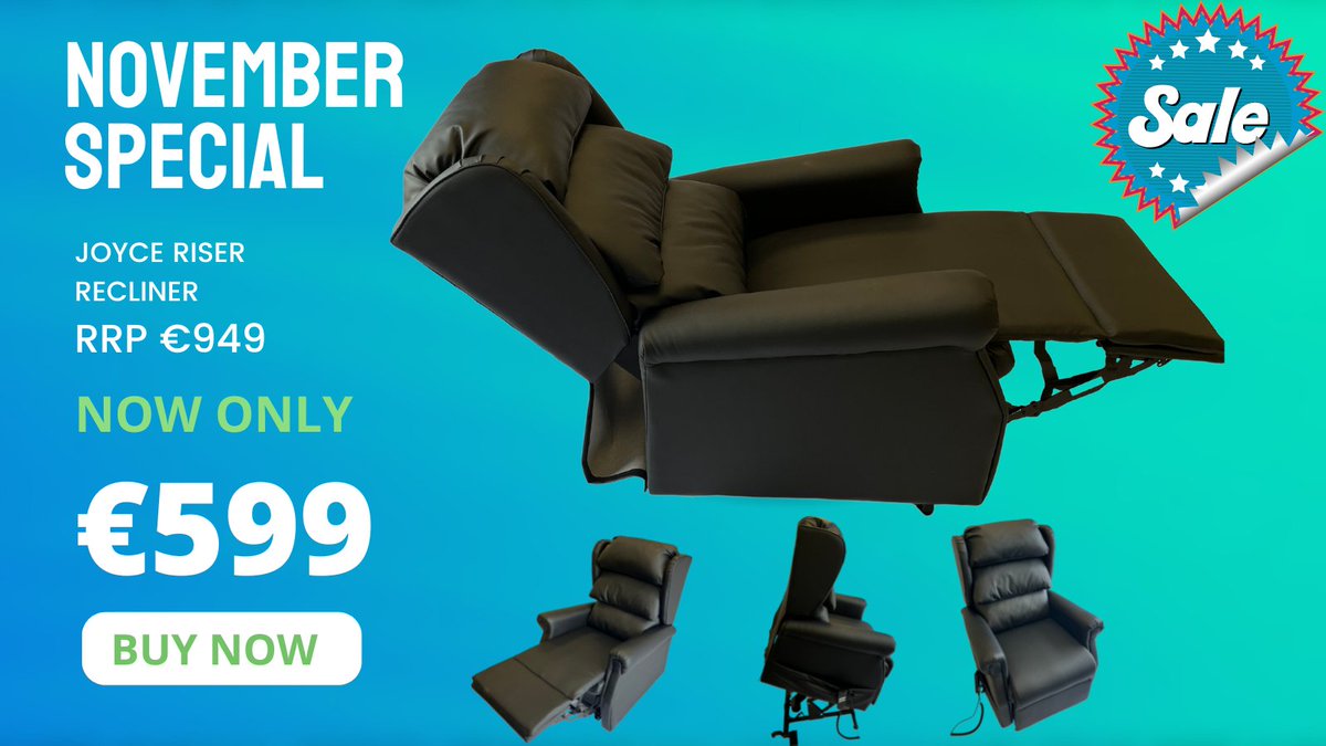 BeechfieldHC's tweet photo. Save €350 on the dual-motor Joyce Riser Recliner.

Now only €599

Buy online or call 0818 989 353

https://t.co/VaHFtnNgPW

#DealOfTheDay https://t.co/q9FBh1xseU