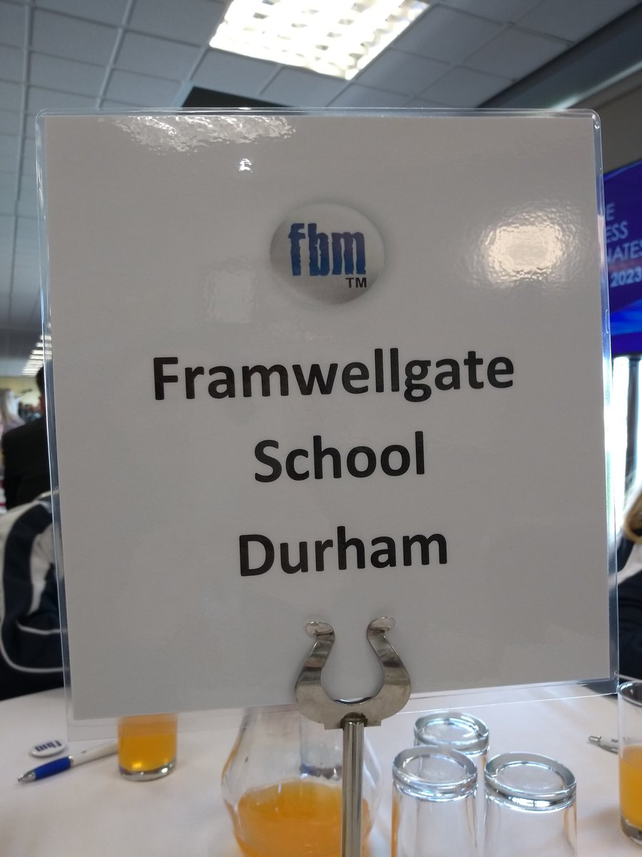 AmbitionFram's tweet photo. Great to be at the launch event for the @_BusinessDurham Future Business Magnates competition with our brilliant new team of year 8 pupils today! Looking forward to getting started on the challenges! @fram_official @framdt #_FBM2023 https://t.co/YbLNYsreb7