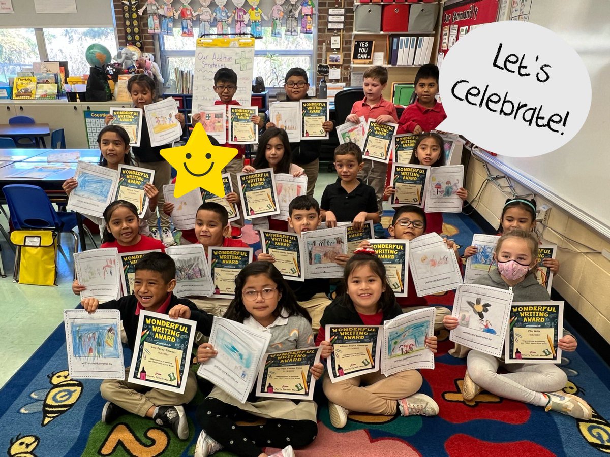 Check out these published authors celebrating their first published stories! WTG Team 404! #proudteachers #weareauthors #firstgradersarethebest #RBBisBIA @MrsFlahertyC @rbpsEAGLES @KateRBPS