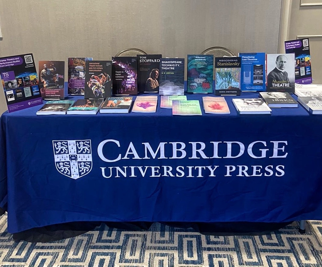 CUP_LitPerform's tweet photo. We're all set for @ASTRtweets' #ASTR2022. Find us in the exhibit and browse key titles at a 30% discount, access free journal article collections, and chat to our Editorial team! #TheatreStudies #ASTR22
@TDRjournal @TheatreSurvey @theatreintl https://t.co/HP6epxsnfU