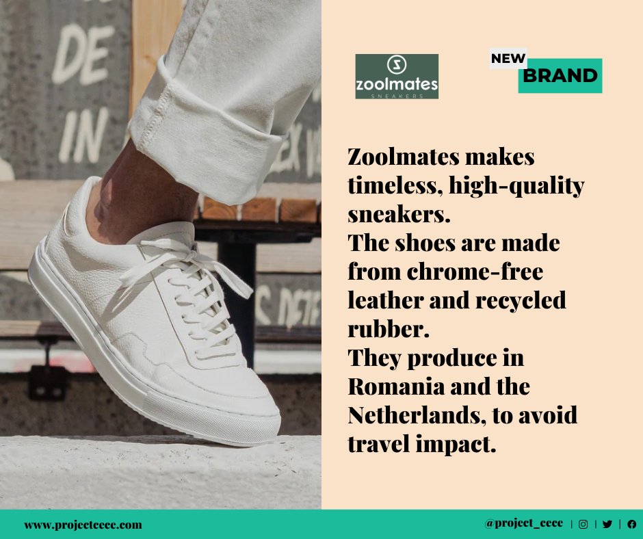 Project_Cece's tweet image. Another day, another awesome new brand! 

Meet Zoolmates Sneakers, sneakers made in NL. ✨
Read all about them here 👉 cece.eco/8BgMC

#sustainablesneakers #madeinnl #madeinromania #duurzameschoenen #dutchbrands
