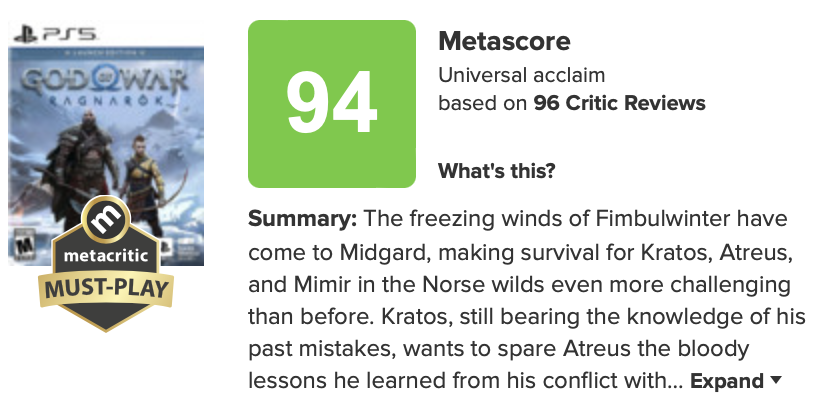 God of War Ragnarok - First Reviews w/ Metacritic & OpenCritic Score  REACTION 