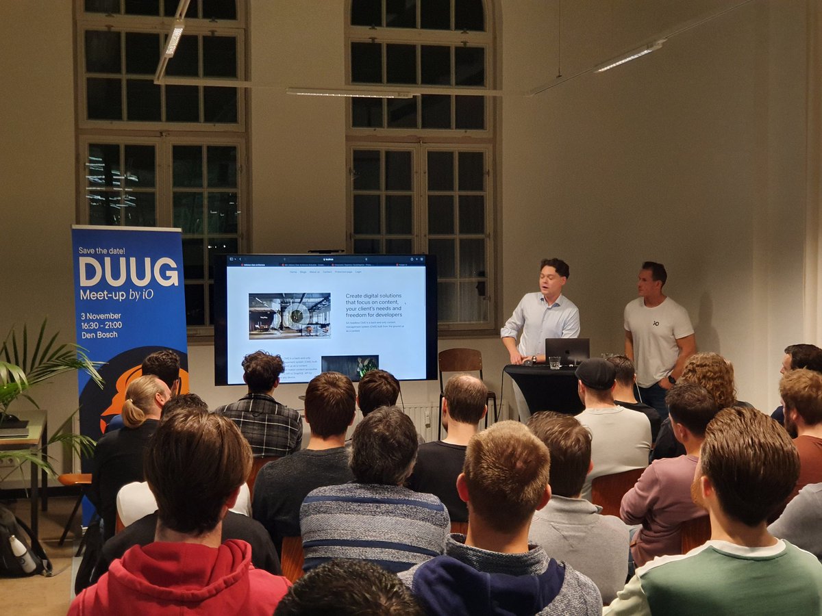 Corné Hoskam (@cornehoskam) on Twitter photo Nothing can scare these two, not even live demos! <a href="/j_breuer/">Jeroen Breuer</a> <a href="/DUUGNL/">Dutch Umbraco User Group</a> @iodigital_com #umbraco #meetup Nothing can scare these two, not even live demos! <a href="/j_breuer/">Jeroen Breuer</a> <a href="/DUUGNL/">Dutch Umbraco User Group</a> @iodigital_com #umbraco #meetup