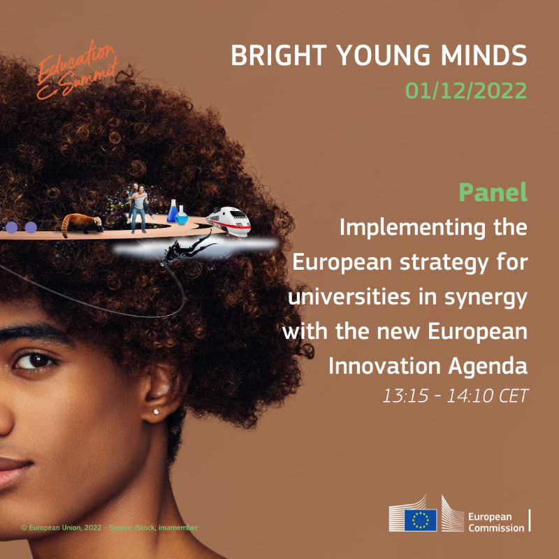 EUErasmusPlus's tweet photo. Our universities are like lighthouses. With a focus on innovation and research, their light shines towards the future.

Follow the discussion at the high-level panel dedicated to the #EUStrategy4Universities ⬇️

🕓 13:15 - 14:10 CET

#EduSummitEU on 1 December 2