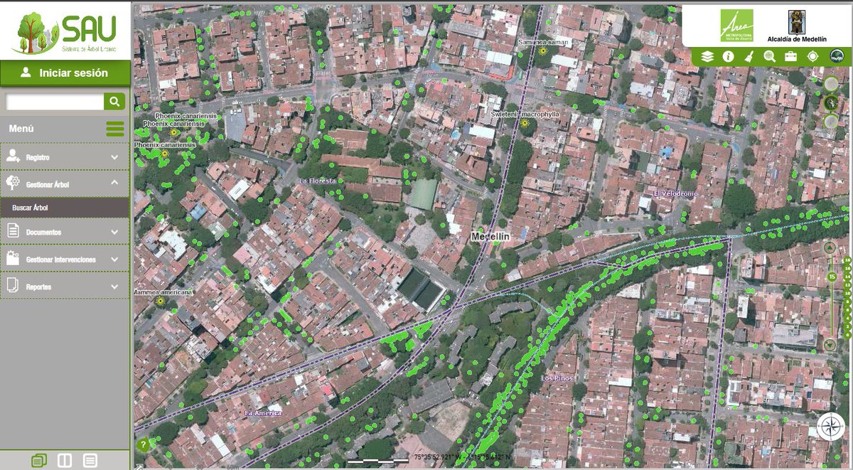 juanfherrera's tweet photo. Si un árbol no está en el sistema de información https://t.co/N2SWwTq5iR significa que lo van a talar? veo que muchos árboles de la 80 no están inventariados. @AlcaldiadeMed @jbotanicomed @Areametropol @metrodela80 @metrodemedellin https://t.co/sHkUB8pnDF