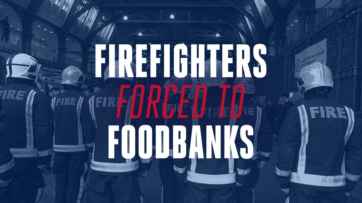 Firefighters in one of the richest countries in the world shouldn't be struggling to pay bills and put food on the table.

We can't go on like this. #VoteToReject for change.