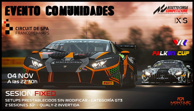 kasta32's tweet photo. Mañana mi compi de @club_goma @Zerozeis06 y un servidor correremos representando a los amigos de @VirtualRancingC Doble manga de 30min con setup fixed 🏁🏁 https://t.co/dahY2MKTCn
