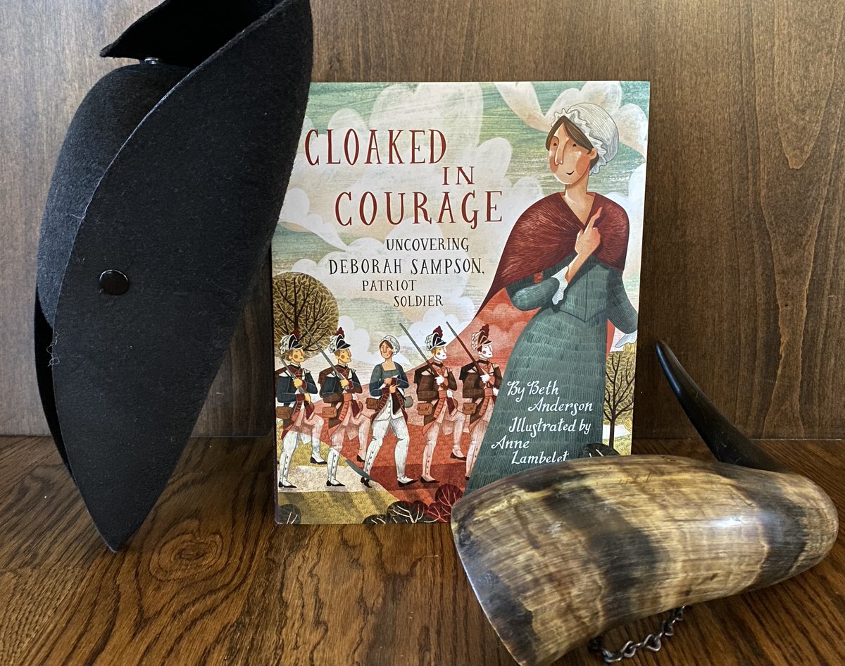 Guess what?😯CLOAKED IN COURAGE is a @CBCBook 🔥🔥🔥Hot Off the Press Pick for Nov! 🔥🔥🔥Thanks to the team @AnneLambelet @astrakidsbooks @SFretwellHill 😍📚✍️ cbcbooks.org/cbc-book-lists… @ForGrowingMinds @PBRockiteers22 #HERstory #Americanhistory #DeborahSampson