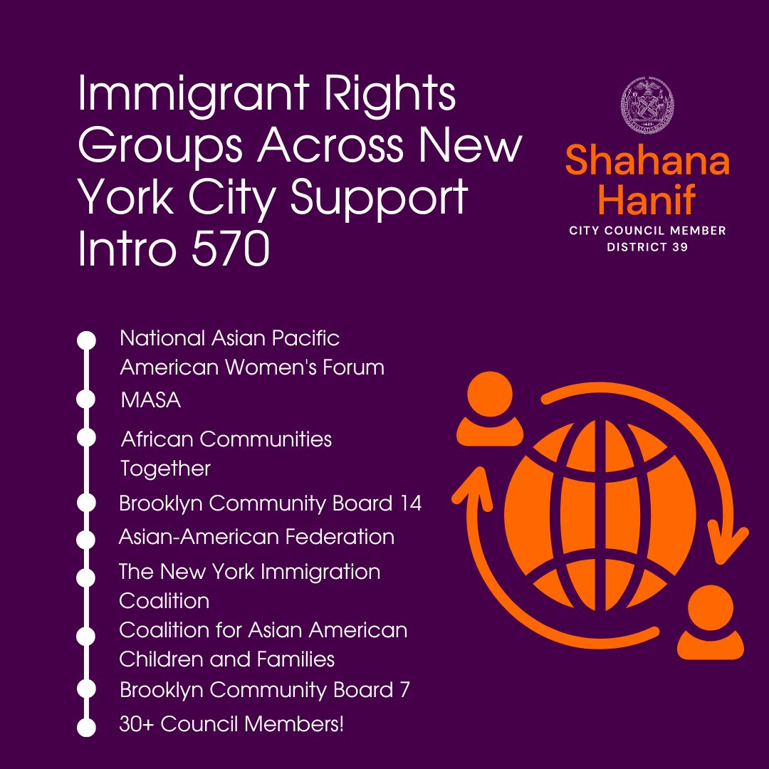 CMShahanaHanif's tweet photo. From @thenyic to @AAFederation, over a dozen organizations that serve our immigrant communities testified in support of this legislation because we need to expand language access dramatically to better serve New Yorkers. With their help, we'll make language justice a reality! https://t.co/IM5fnw4GAp