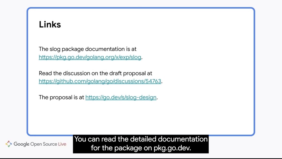ThisIsAbtin's tweet image. Go slog looks great for structured logging. #go #googleopensource
