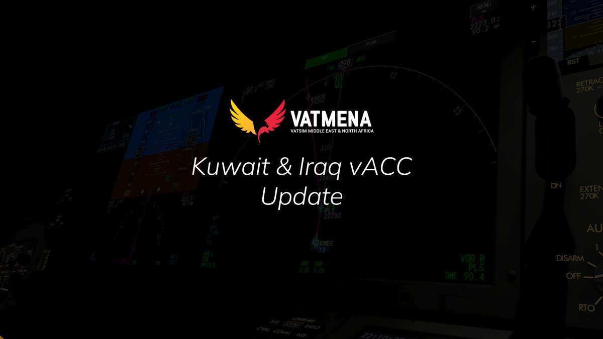 An update on the status of the Kuwait &amp; Iraq vACC. 
✏️forums.vatsim.net/topic/33786-ku…