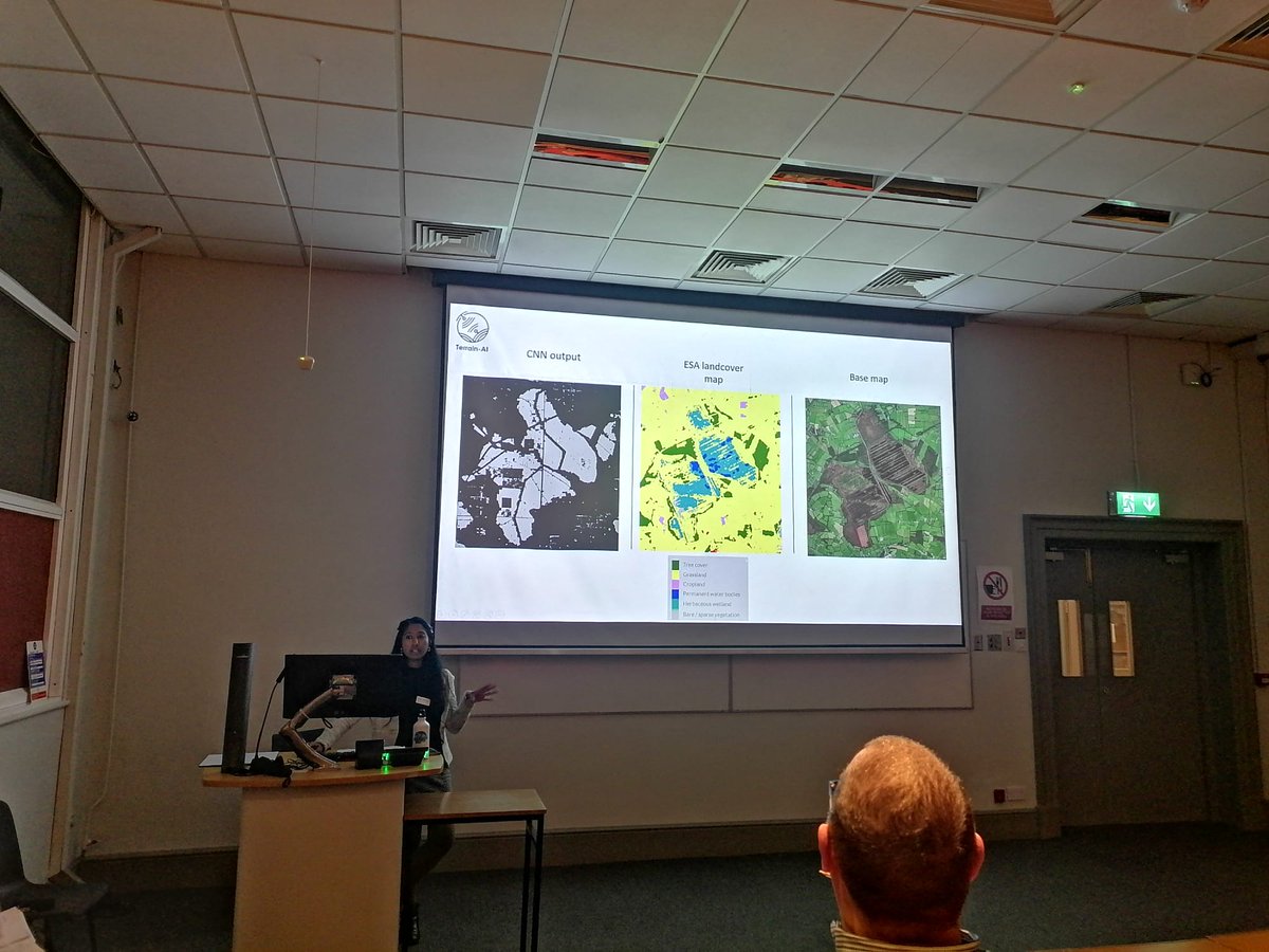 I presented my collaborative work @ieos2022 with @Rob0Hara @JayJay_R @matts20000 and Stuart @teagasc (Not on Twitter) on wetland extent extraction from @OrdnanceIreland historical maps using CNN model. This work is part of @TerrainAI @TCD_NatSci #IEOS2022 @PeatlandECR #PeatECR