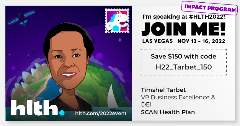 TimshelT's tweet photo. Join me and @JudithKulich on November 14th @HLTHEVENT as we discuss how we at @scanhealthplan found practical ways to create a more equitable future and improve #healthoutcomes especially for underserved communities #SDOH #Diversity https://t.co/v53A3f09WF https://t.co/teFWZCRsll