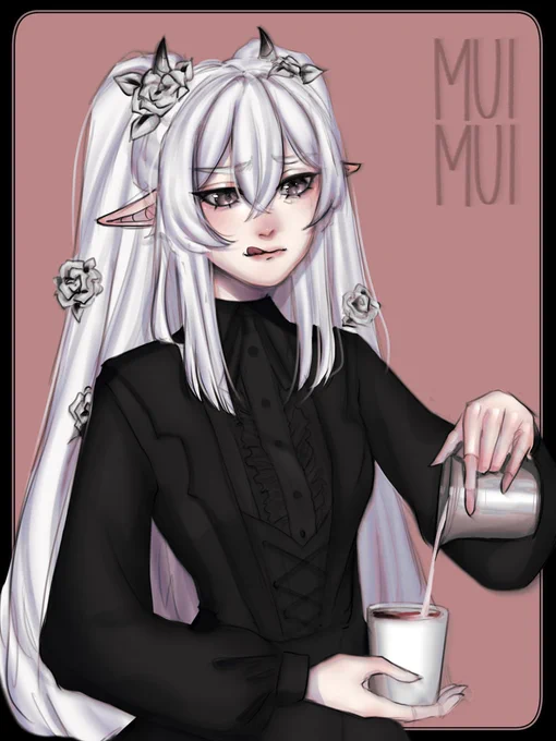 Opening 5 slots for fast sketch c0mmissions like this only for 25 usd! Wanna buy better mic so I can do asmr content and stream in general RTs appreciated  #VTuberUprising #Vtuber #VArtist 