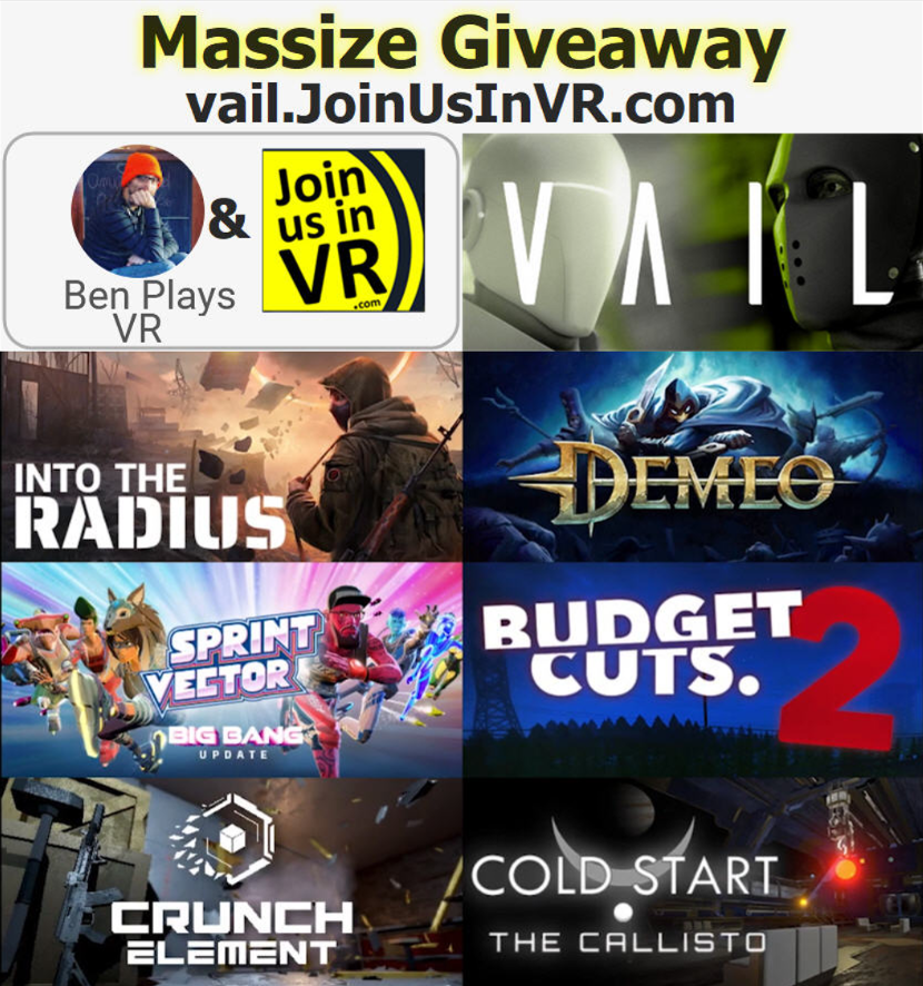 @BenPlaysVr is doing a MASSIVE VR #Giveaway with <a href="/JoinUsInVR/">JoinUsInVR</a>. Come play!  
• 1️⃣ LIKE+RETWEET (Comment &amp; Tag others for “EXTRA friends” key winners)
• 2️⃣ Follow @BenPlaysVr &amp; <a href="/JoinUsInVR/">JoinUsInVR</a>
• 3️⃣ See VIDEO to complete your entry ► youtu.be/_eW-q4AzTa8 

Thx #developers in tag!