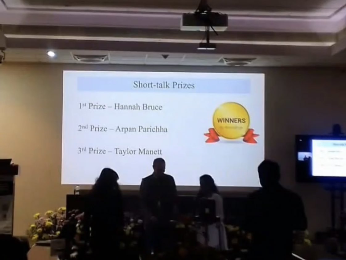 HouartLab's tweet photo. Today @HannahB77100208 won best talk prize🥇🏆 and we couldn’t be prouder. Her talk: “When an early stop starts later: insights on disease mechanisms in rare neurodevelopmental disorders" Congrats Hannah!🎉🥳 @EMBOevents #EMBONeurodev #EMBOPress https://t.co/twkpIHF7Er