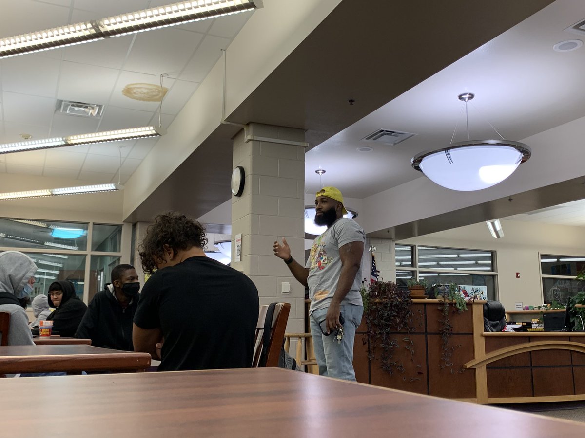 Some come for Jesus. Some come for donuts. All leave w/ the gospel. #yfcsokc #yfcokc #campuslife