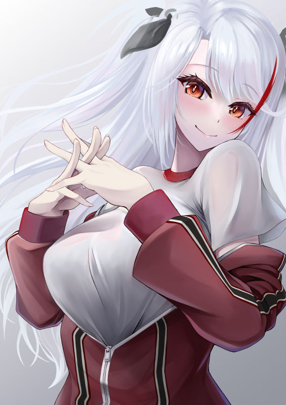 プリンツ・オイゲン(アズールレーン) 「何とか形になってきたかなー。明日で完成すると思う。 」|ゲカトのイラスト