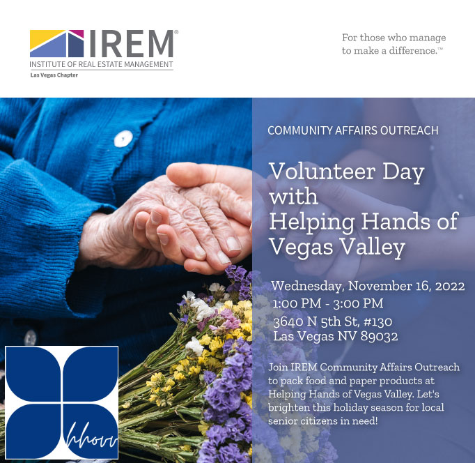 IREM Community Affairs Outreach needs volunteers!
conta.cc/3Wuy6xp
