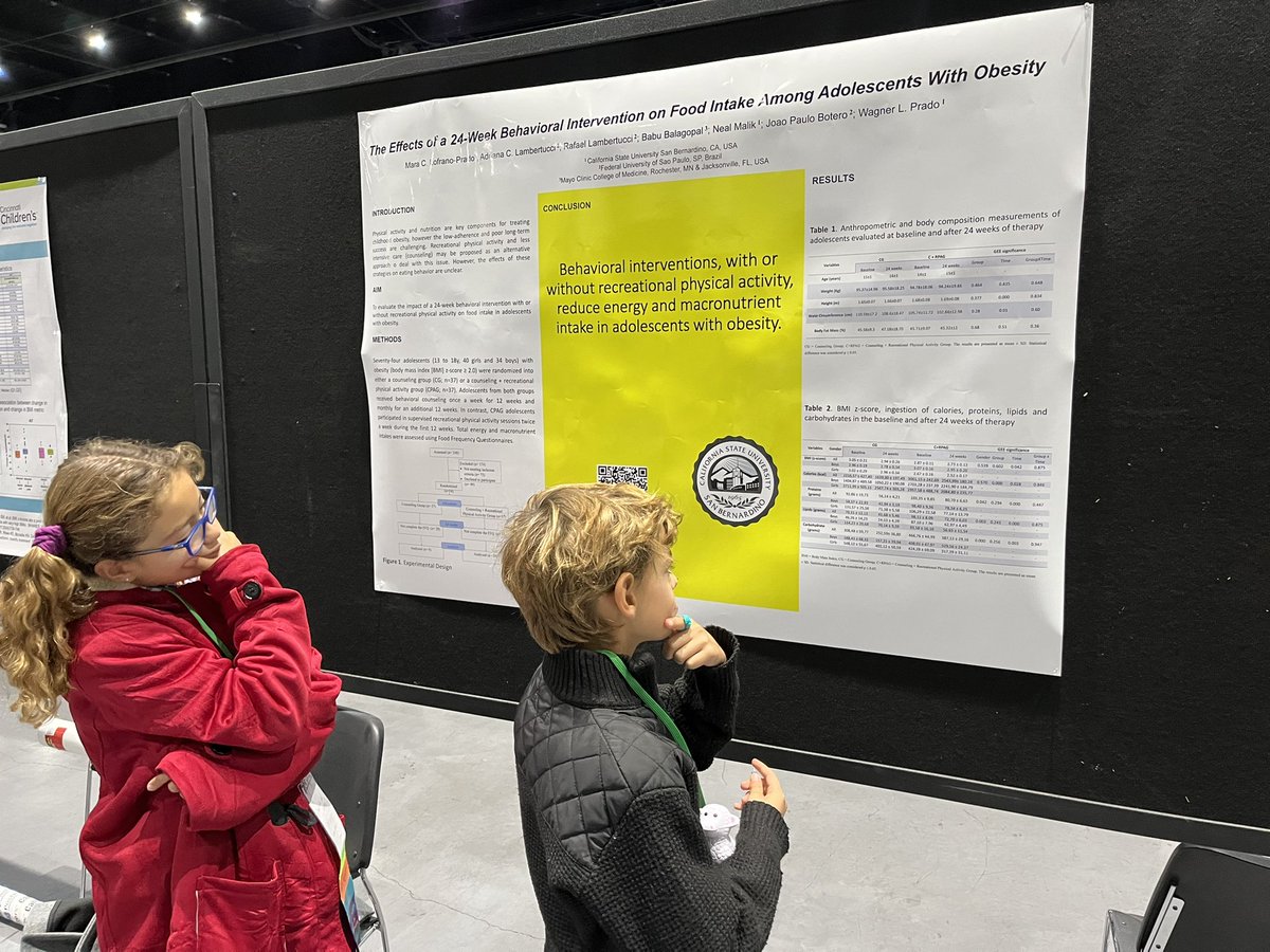 wagnerprado7's tweet photo. Waiting to see you!! Come to visit us !poster 416. Effects of behavioral intervention on food intake in adolescents! #OW2022 @LofranoMara https://t.co/0If66olkH8