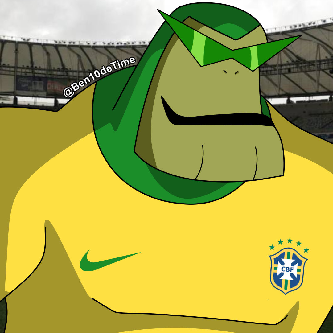 Quase todo dia alguém de Ben 10 com roupa de time on X: Personagens de Ben  10 com roupa da Seleção Brasileira 🇧🇷 / X