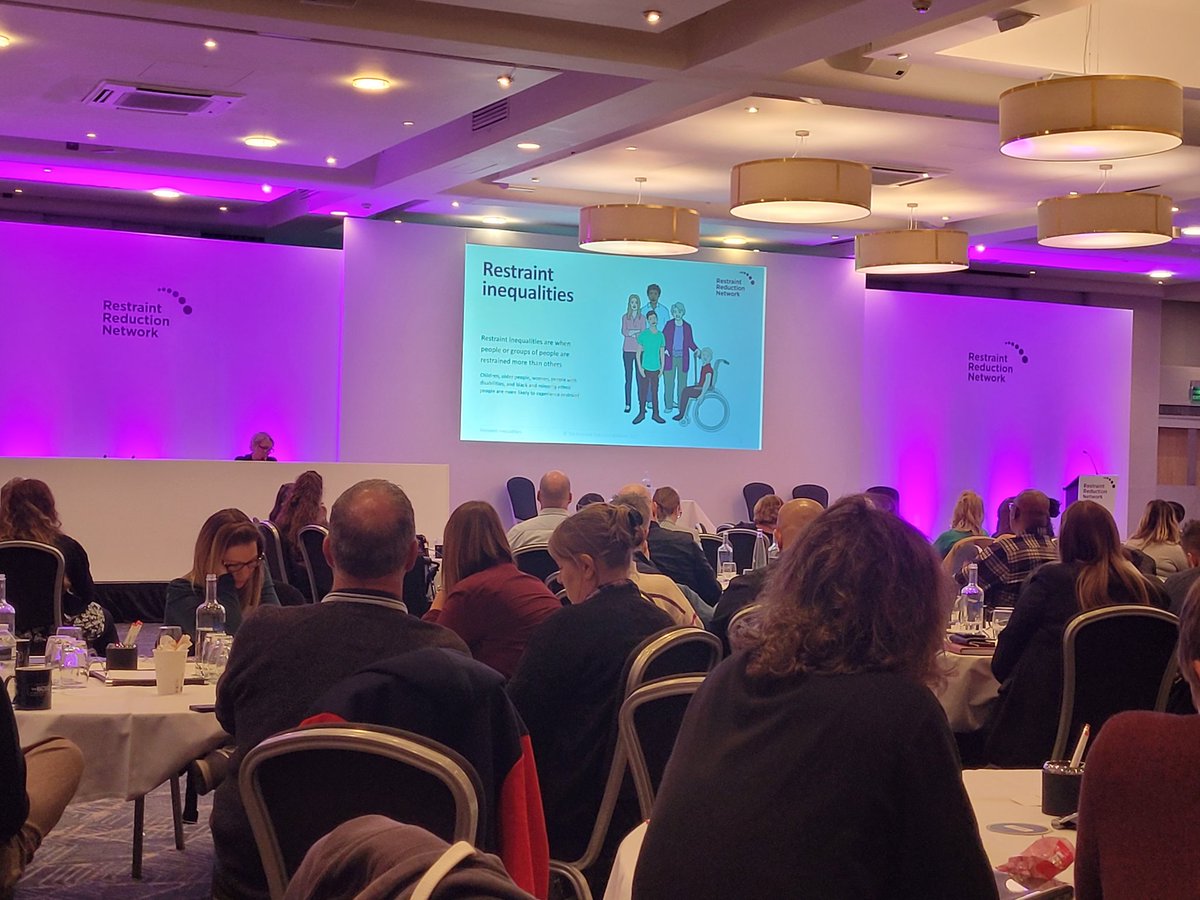 LdWales's tweet photo. Unconscious bias can be a significant factor in the use of restraint and other restrictive practices. People from ethnic minority communities, autistic people and those with a learning disability or mental health issue are more likely to be restrained #RRNConf22 #Restraint https://t.co/e1KaDbP70m