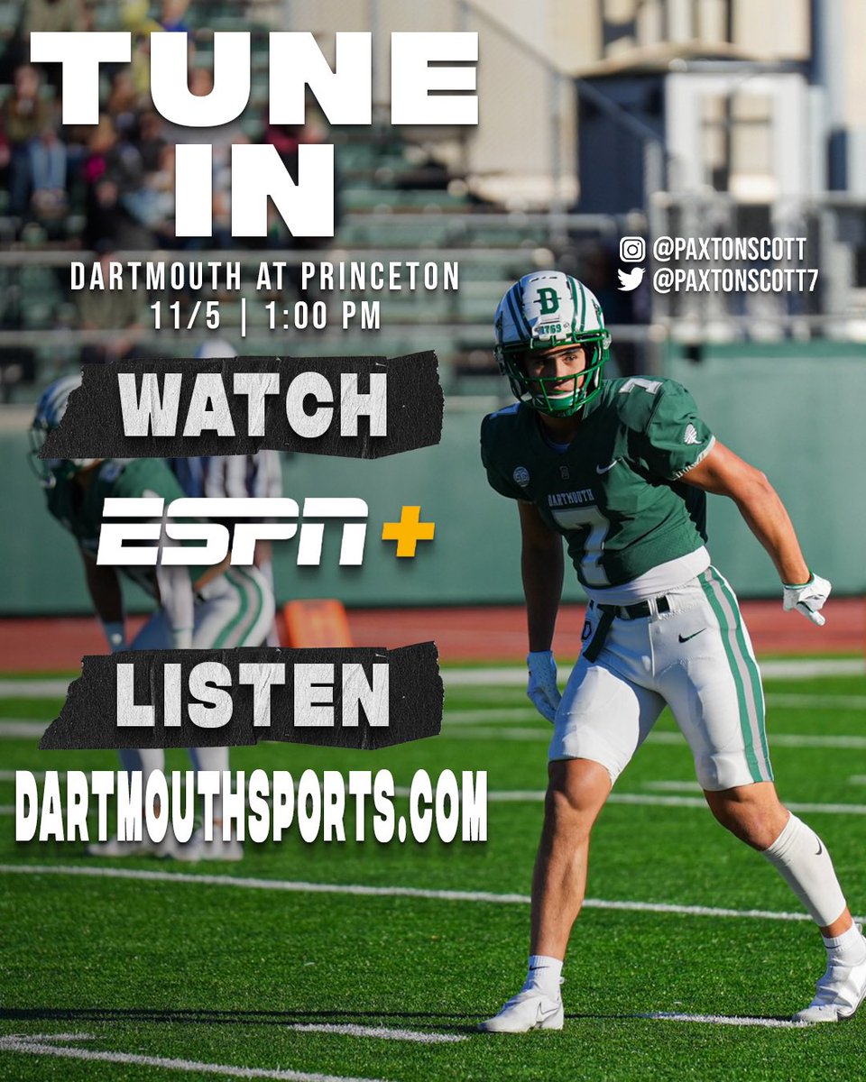 Back at it on Saturday! 🆚: Princeton 📍: Princeton Stadium ⏰: 1:00 PM ET 📺: es.pn/3zEHJ2N 📻: bit.ly/DartPriListen 📊: bit.ly/DartPriStats #TheWoods