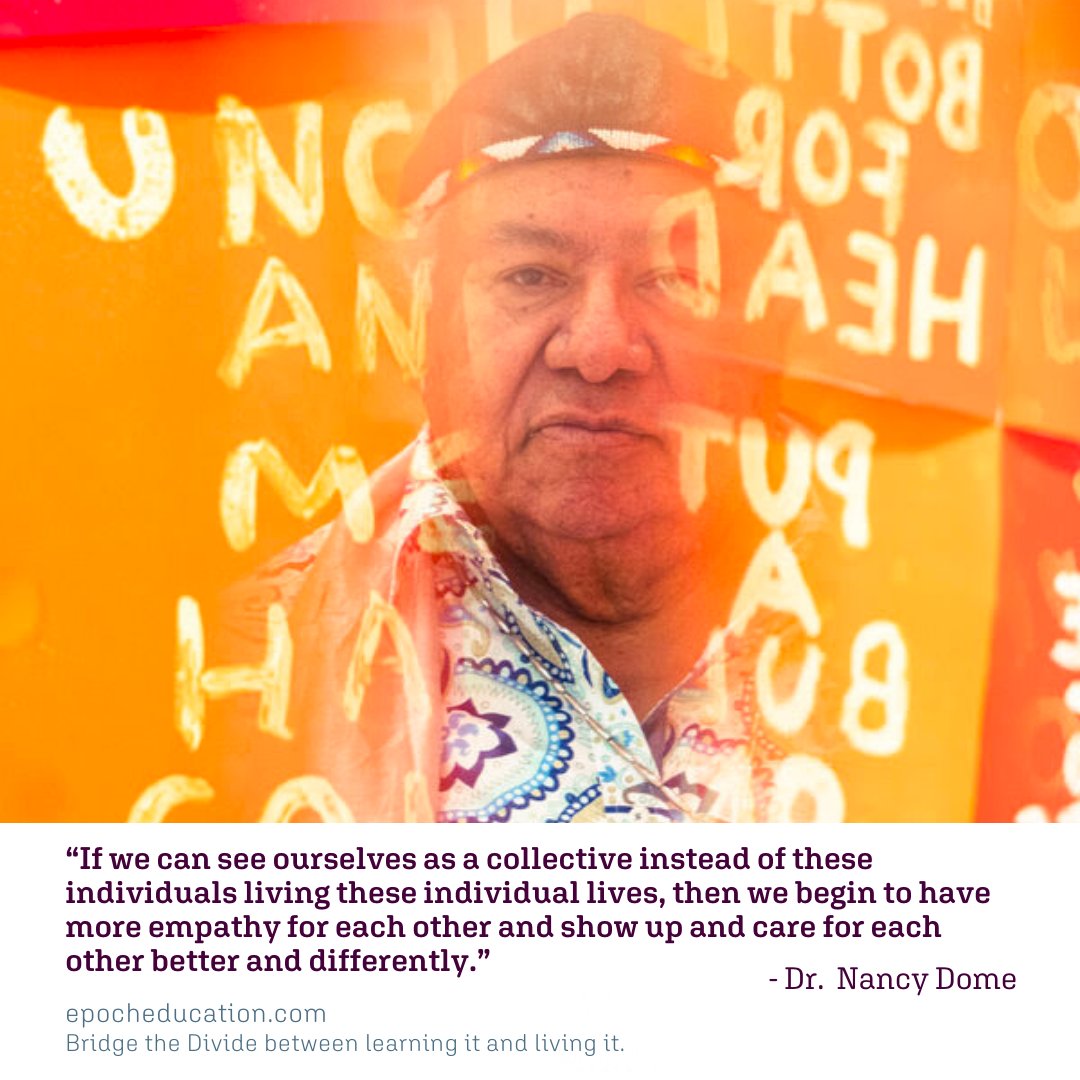 NancyDomeEdD's tweet photo. "I’ve got to fight and defend Native nations. It’s necessary because there’s such an absence of respect and understanding."  - Hock E Aye Vi Edgar Heap of Birds  

Learn More: https://t.co/z0M9eqB6ZS

#compassionatedialogue #justice #bridgethedivide #epocheducation #drnancydome https://t.co/xirJfuIpos