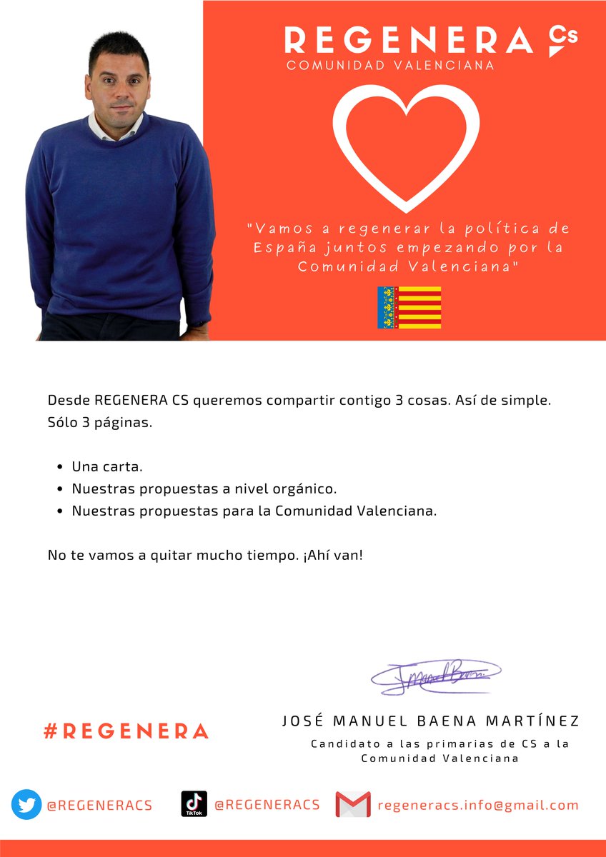 REGENERACS's tweet photo. 🚨Fechas clave para el futuro de @CiudadanosCs :

1⃣Asamblea Refundacional General Extraordinaria (ARGE): Enero

2⃣Primarias  #compromisarios para ARGE: por anunciar

3⃣Primarias autonómicas a la Comunidad Valenciana: después de ARGE

📢Presentamos nuestra candidatura a 2⃣y3⃣ 🫶 https://t.co/4XxbRwmcjf