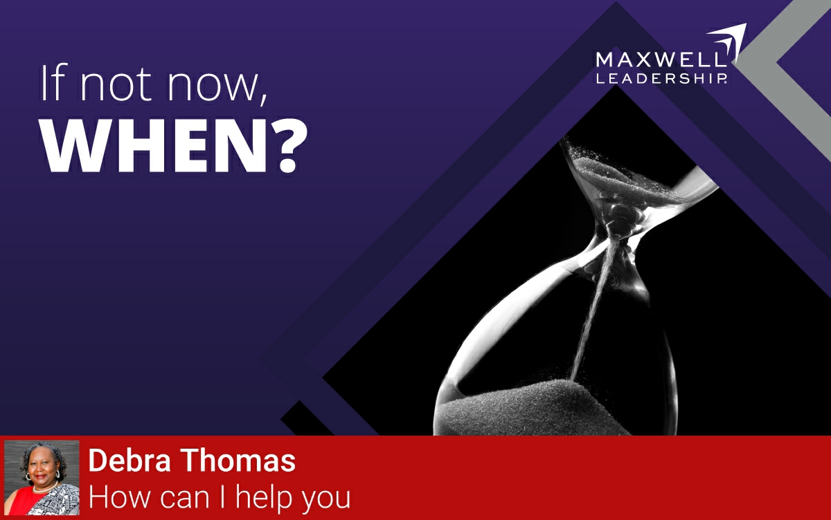 Debra A. Thomas, MBA (@ebonycs) on Twitter photo The longer you wait to do something you should do now, the greater the odds you will never actually do it. Make your move today at ebonycs.leadingthebest.com/JMW220001 The longer you wait to do something you should do now, the greater the odds you will never actually do it. Make your move today at ebonycs.leadingthebest.com/JMW220001
