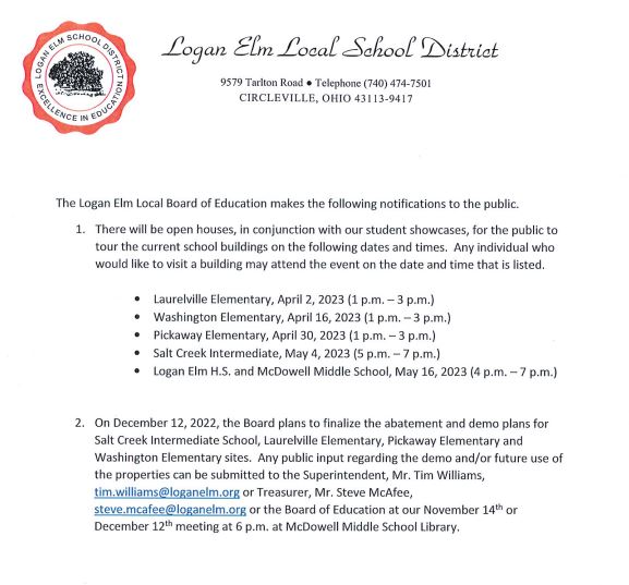 BradMorris83's tweet image. End of an era for the ole Logan Elm school buildings, but excited about the new PK-12 building. Looking forward to Washington day.