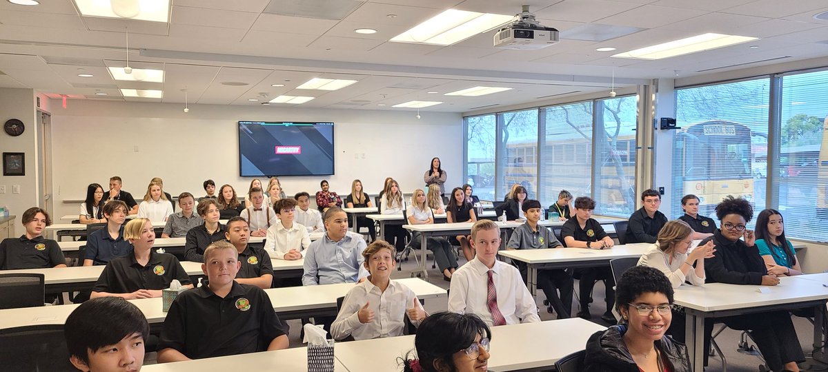 Ready to have a great day learning about corporate life at McCarthy construction!