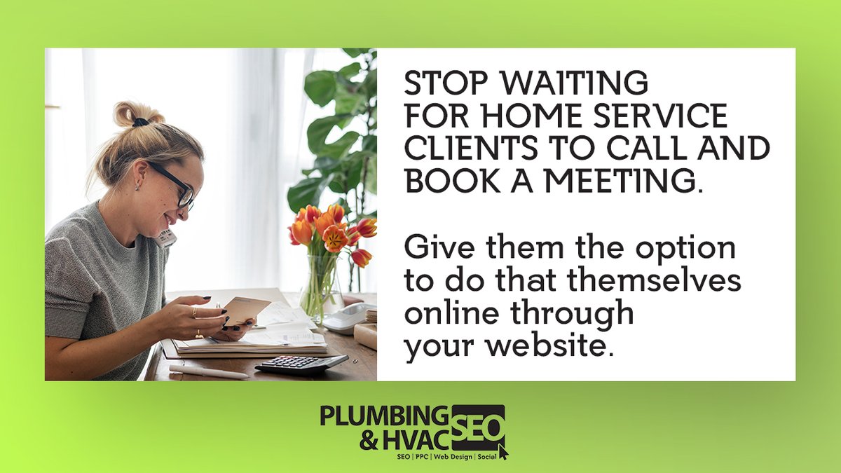 plumberseo's tweet photo. As a plumbing or HVAC contractor, you're no doubt always looking for ways to streamline your business and offer more value to your clients. One way to do that is to give them the option to do some things themselves online, through your website. https://t.co/BQk0T3q05C