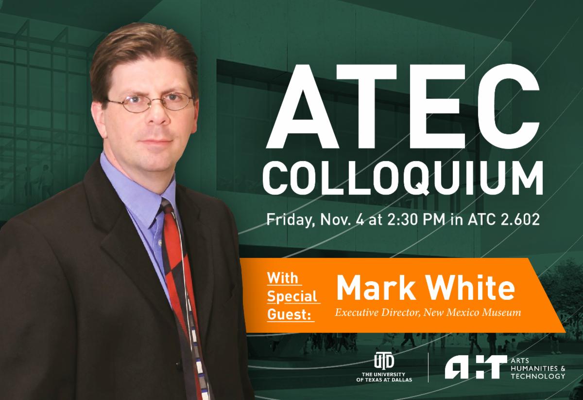 Mark White, Executive Director of the New Mexico Museum of Art, will explore the various uses for new technologies in museum programming and the efficacy of their educational potential.
#UTD #UTDArts #UTDAHT #CreativityTakesCourage #ARTS #ContemporaryArt