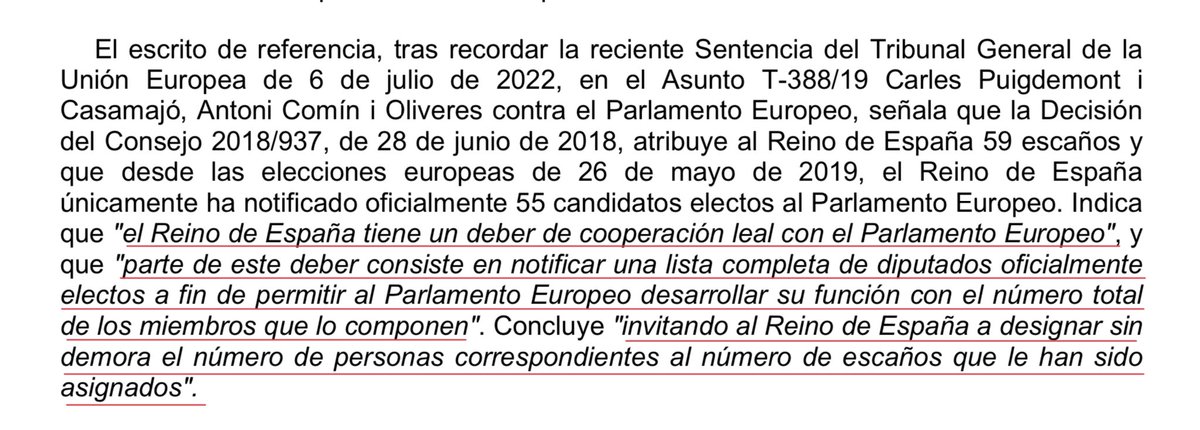 El Parlament Europeu fa una petició senzilla a l’Estat espanyol, en poques línies perquè ho entenguin. Li responen amb un embolic de 10 pàgines… sense incloure la llista per la qual el Parlament preguntava. Això és trumpisme. Però com que és nom d’Espanya i del rei, tots xiulant