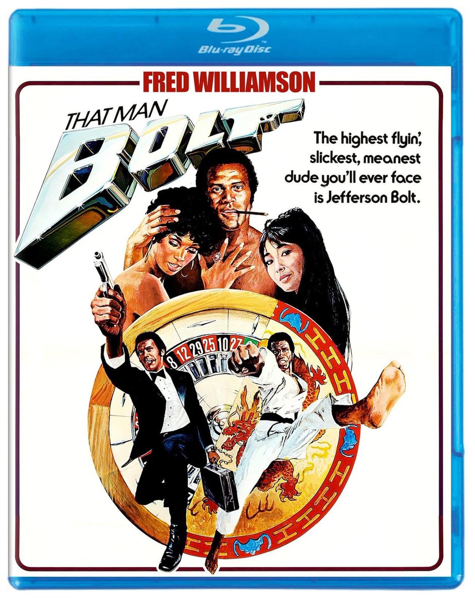 ***ANNOUNCEMENT***

Coming on February 7th from @kinolorber: #ThatManBolt (1973)!

• Brand New HD Master – From a 2K Scan of the InterPositive!
• THAT MAN HAMMER: NEW Interview with Star Fred Williamson
• Theatrical Trailer
• Limited Edition O-Card Slipcase