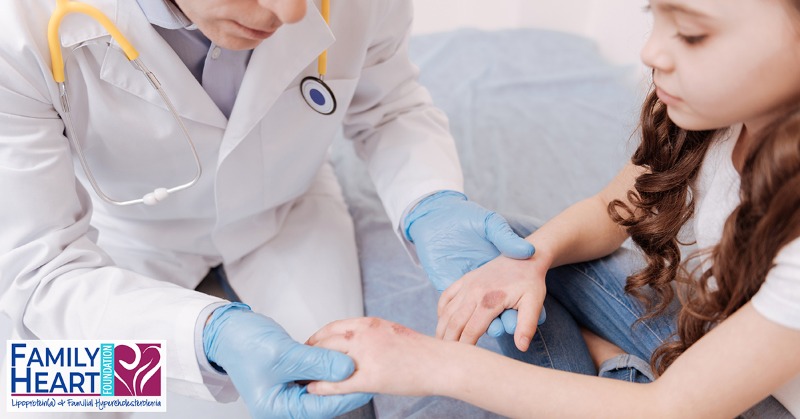 FamilyHeartFdn's tweet photo. November is #NationalHealthySkinMonth, so it feels like the right time to address a common misconception our members experience in the world of FH. Learn more about the importance of getting thew proper diagnosis here. @AADskin #KnowFH #Xanthomas #Xanthelasmas
