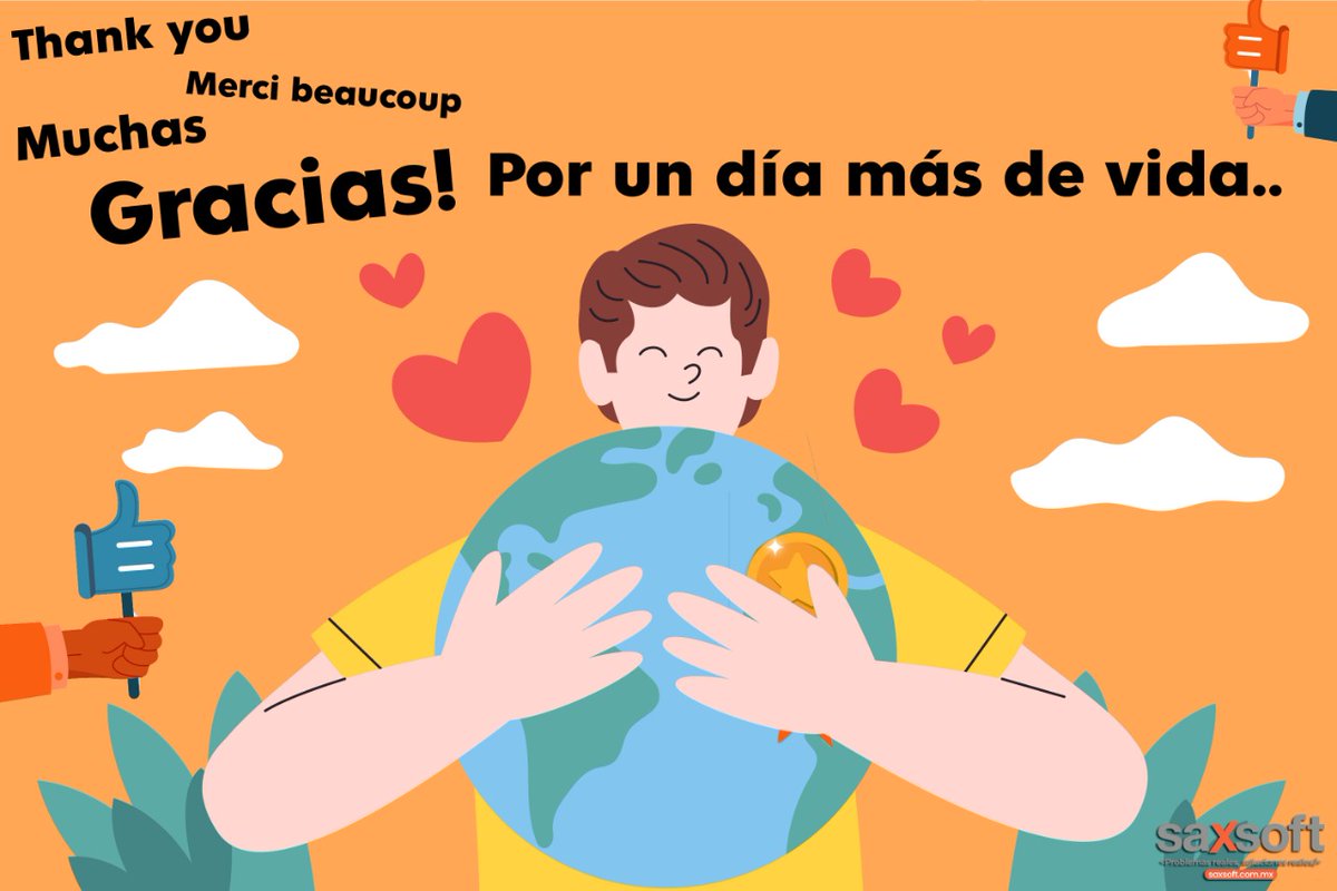 SAXSOFTMX's tweet photo. Agradecer por tener vida y salud es un privilegio ..
Se agradecido con la VIDA 💖🌞
Te deseamos un excelente semana 🤗 https://t.co/4VTnvgZ8L0