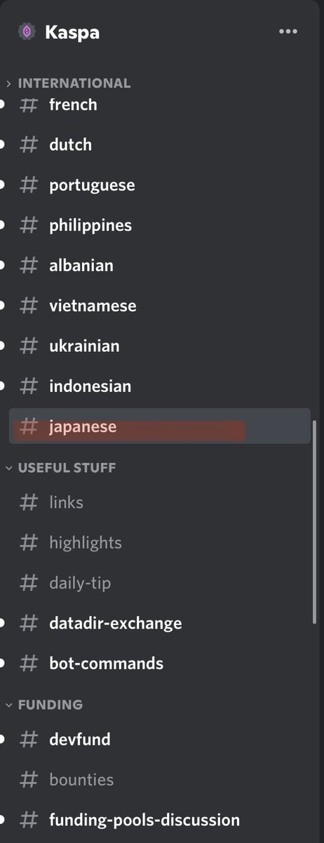 Kaspaの公式DiscordにJapaneseチャンネルが追加されました。日本語での議論、質問などにお使いください✨

discord.gg/kaspa
$KAS #DagKnight #DAG