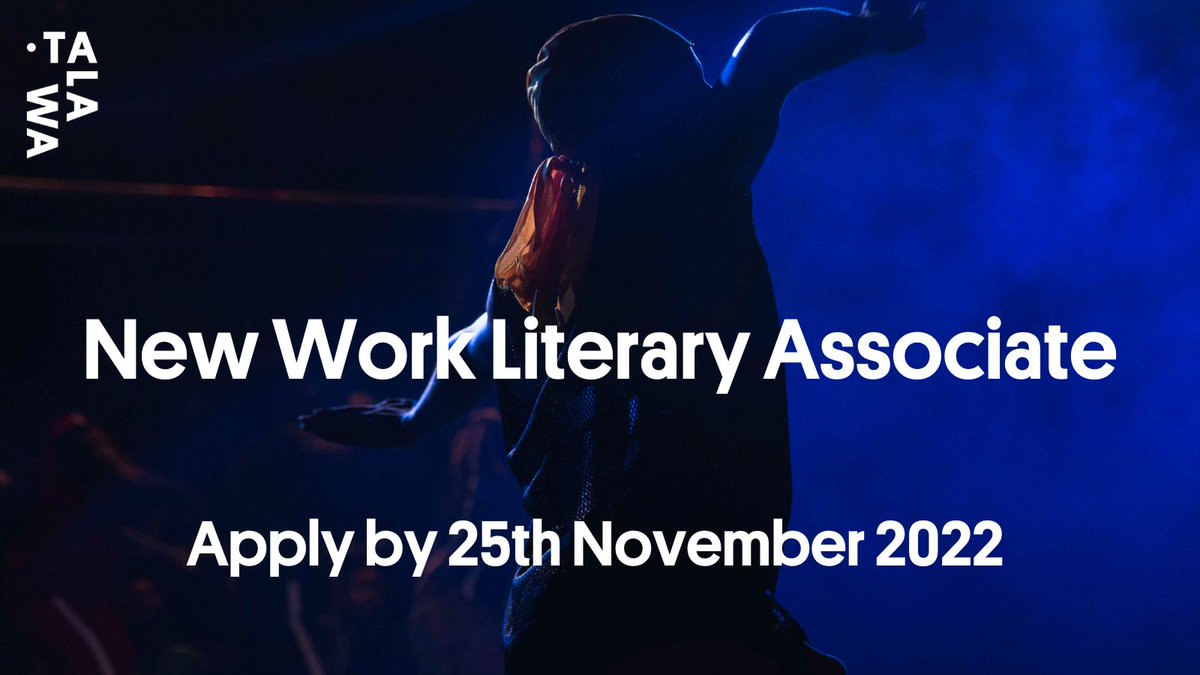 📣Spread the word, we're hiring 📣 We're looking for a New Work Literary Associate to join our team in January 2023. Apply by 25th November. More info on the role and how to apply here: talawa.com/articles/vacan…