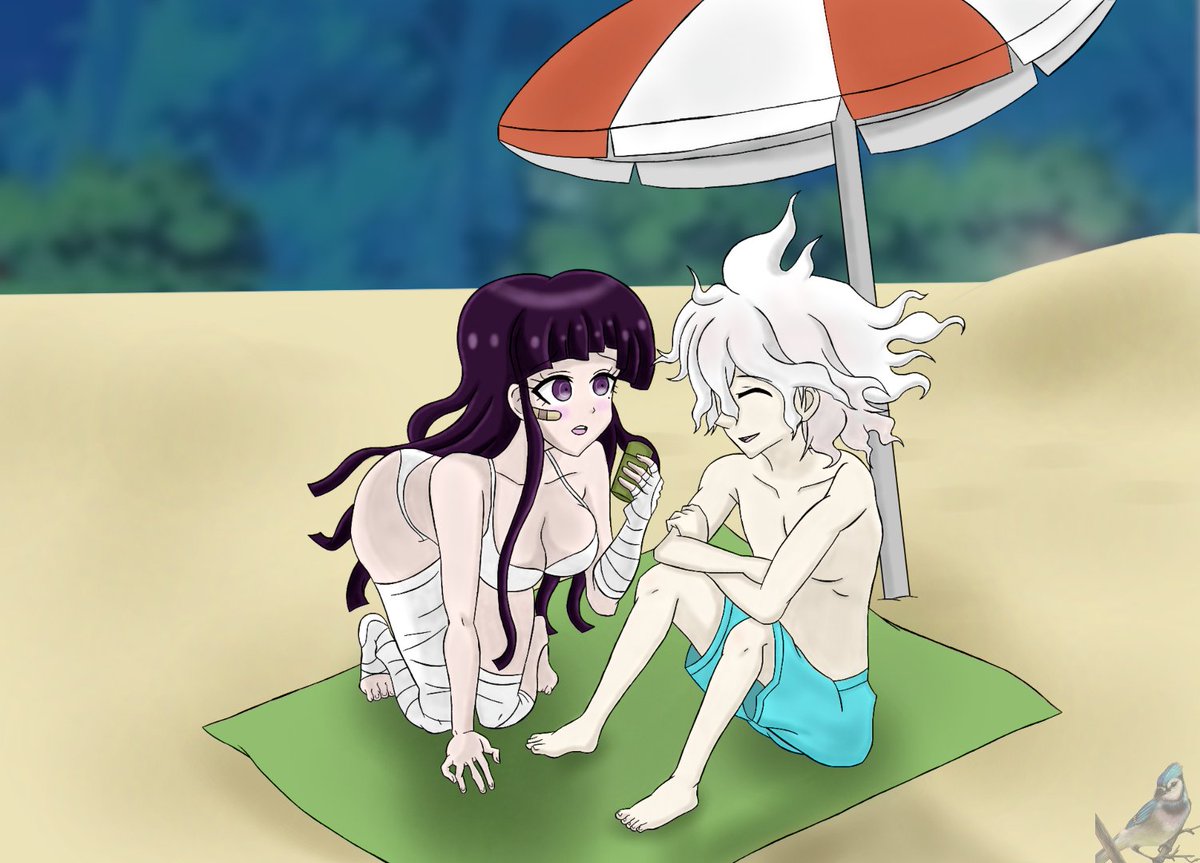 TLBBluejay's tweet photo. 🍀Sunburnt for the Unlucky🩹
#Danganronpa
#DanganronpaAnime
#DanganronpaFanart
#DanganronpaS
#DanganronpaSUltimateSummerCamp
#UltimateSummerCamp
#NagitoKomaeda
#MikanTsumiki
#NagitoxMikan
#MikanxNagito
#KomaedaxTsumiki
#TsumikixKomaeda
#NagiKan
#Komamiki
#Tsumaeda
#Sunburn
#Art https://t.co/hf1jG3AlH9