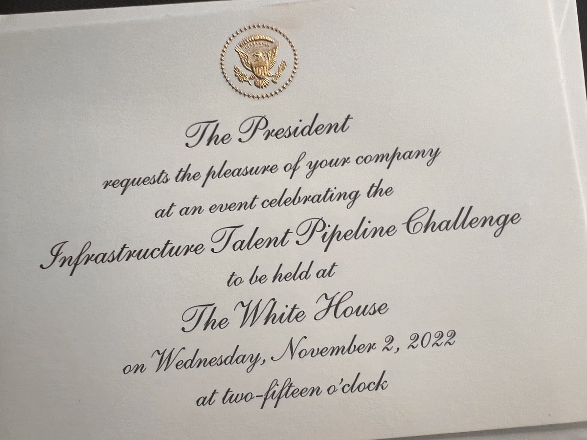 Yesterday, I had a rare opportunity to visit the White House in D.C. for an special event to celebrate the Infrastructure Talent Pipeline Challenge. It was super special to see masons, aviation technicians, electricians, welding, carpenters and more in the White House!