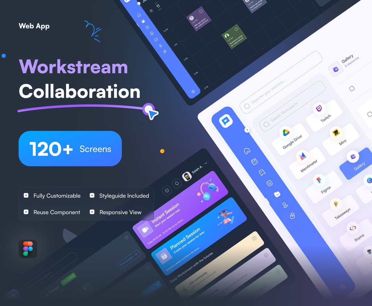 Workstream Collaboration Platforms is a web application design by Figma software. It's a very nice and clean design.
#3d design #3d assets #3d icon #3d illustration #3d illustrations #3d mockup #mockup #device mockup #iphone mockup #macbook mock upmac book #mockup #ihutuihut #