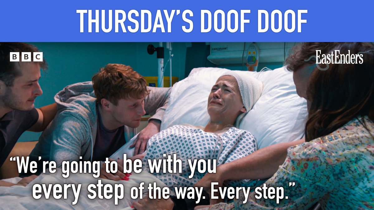 Details of organisations offering information and support with cancer are available at bbc.co.uk/actionline, or you can call for free, at any time to hear recorded information on 08000 560 190. #EastEnders